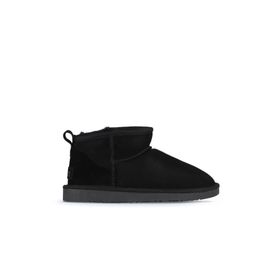 Bueno Shoes 05AG2074055 Siyah Süet Kadın Düz Bot