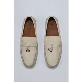 Bueno Shoes 05ms101 Bej Flotter Deri Erkek Klasik Ayakkabı