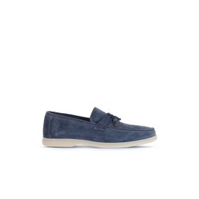 Bueno Shoes 05MS101 Mavi Flotter Deri Erkek Loafer