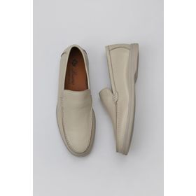 Bueno Shoes 05MS102 Bej Flotter Deri Erkek Loafer