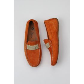 Bueno Shoes 05MS157 Turuncu Süet Erkek Günlük Ayakkabı