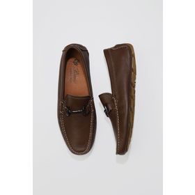 Bueno Shoes 05MS2021 Kahverengi Flotter Deri Erkek Loafer