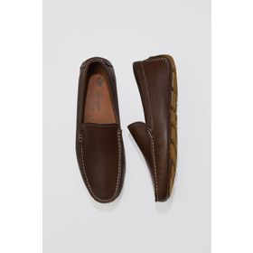 Bueno Shoes 05MS2022 Kahverengi Flotter Deri Erkek Loafer