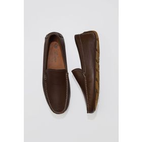 Bueno Shoes 05MS2022 Kahverengi Flotter Deri Erkek Loafer