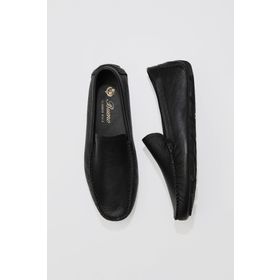 Bueno Shoes 05ms2022 Siyah Süet Erkek Klasik Ayakkabı