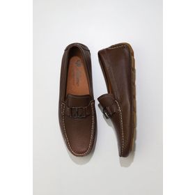 Bueno Shoes 05MS2025 Kahverengi Flotter Deri Erkek Loafer