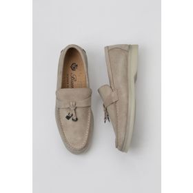 Bueno Shoes 05WS101 Bej Süet Kadın Günlük Ayakkabı