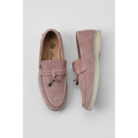 Bueno Shoes 05WS101 Pembe Süet Kadın Loafer