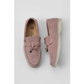Bueno Shoes 05WS101 Pembe Süet Kadın Loafer