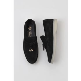 Bueno Shoes 05WS101 Siyah Süet Kadın Loafer