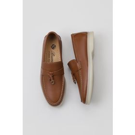 Bueno Shoes 05WS101 Taba Flotter Deri Kadın Loafer