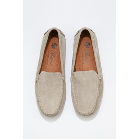 Bueno Shoes 05WS230 Bej Süet Kadın Loafer