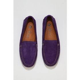 Bueno Shoes 05WS230 Mor Süet Kadın Loafer