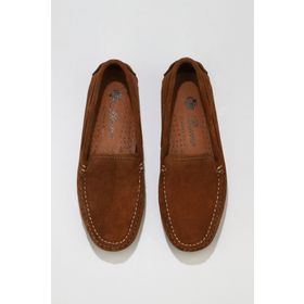 Bueno Shoes 05WS230 Taba Açık Süet Kadın Loafer