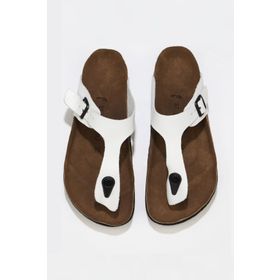 Bueno Shoes 05WT101 Beyaz Napa Deri Kadın Terlik