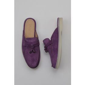 Bueno Shoes 05WT103 Mor Süet Kadın Düz Terlik