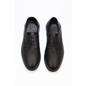 Bueno Shoes 07m0963 Siyah Messi Deri Erkek Klasik Ayakkabı