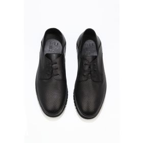 Bueno Shoes 07m0963 Siyah Messi Deri Erkek Klasik Ayakkabı