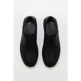 Bueno Shoes 07M1039 Siyah Deri Erkek Günlük Ayakkabı