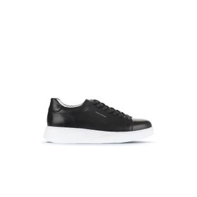 Bueno Shoes 07M13722225 Siyah Atlas Deri Erkek Spor Ayakkabı