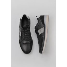 Bueno Shoes 07M1687R176 Siyah Süet-Messi Deri Erkek Spor Ayakkabı