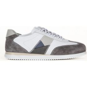 Bueno Shoes 07MA2004GRD18 Gri Açık Süet-Beyaz Marsel Erkek Günlük Ayakkabı