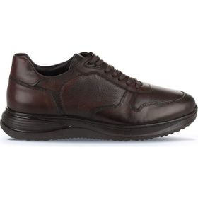 Bueno Shoes 07MA23152088 Kahverengi Gümüş Flotter Deri Erkek Günlük Ayakkabı