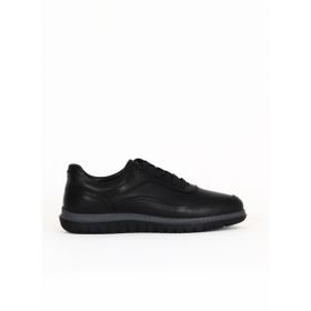 Bueno Shoes 07MA23292028 Siyah Atlas Deri Erkek Günlük Ayakkabı