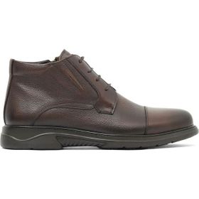 Bueno Shoes 07MB24542087 Kahverengi Silver Flotter Deri Erkek Bot