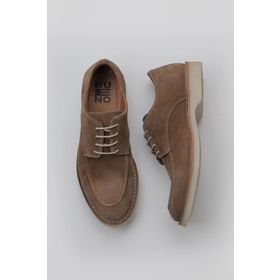 Bueno Shoes 10M00741 Taba Süet Erkek Klasik Ayakkabı