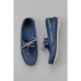 Bueno Shoes 11M23299 Mavi Açık Deri Erkek Loafer