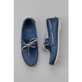 Bueno Shoes 11M23299 Mavi Açık Deri Erkek Loafer