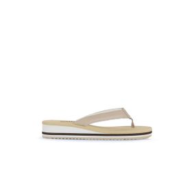 Bueno Shoes 26WT202135 Bej Soft Mat Kadın Parmak Arası Terlik