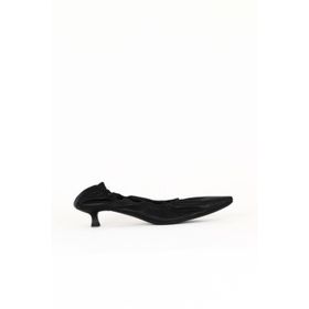 Bueno Shoes 30WA24268 Siyah Deri Kadın Topuklu Ayakkabı