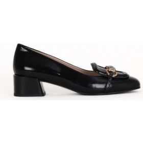 Bueno Shoes 33WA7711 33WA7711 Siyah Kırışık Rugan Kadın Topuklu Ayakkabı