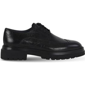 Bueno Shoes 34MA22522 Siyah Mexico Deri Erkek Günlük Ayakkabı