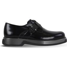 Bueno Shoes 34MA27006 Siyah Açma Deri Erkek Günlük Ayakkabı