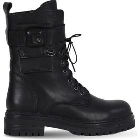 Bueno Shoes 39WB4692 Siyah Deri Kadın Düz Bot