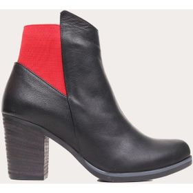 Bueno Shoes Kırmızı Deri Kadın Topuklu Bot
