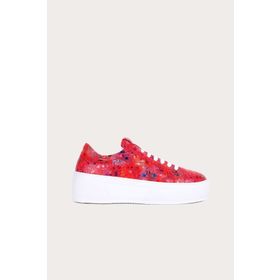 Bueno Shoes Kırmızı Deri Kadın Topuklu Bot