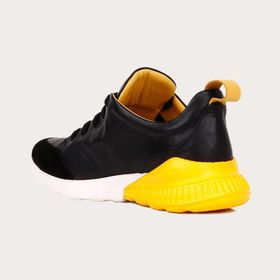 Bueno Shoes Siyah-sarı Deri Erkek Spor Ayakkabı 01MQ5500 | 42.0