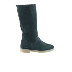 Bueno Shoes Yeşil Deri Kadın Düz Bot