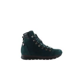 Bueno Shoes Yeşil Deri Kadın Düz Bot
