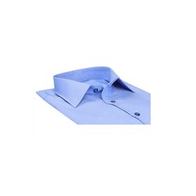 Buenza 41104 Mavi Slim Fit Noktalı Erkek Gömlek
