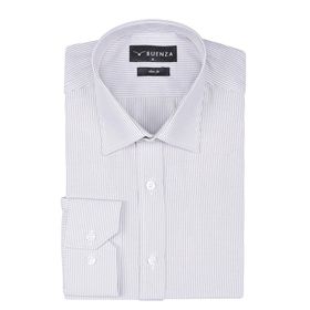 Buenza SRY 1029 Bej Uzun Kol Slim Fit Erkek Gömlek