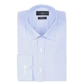 Buenza SRY 1029 Mavi Uzun Kol Slim Fit Erkek Gömlek