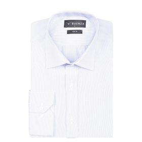 Buenza SRY 1799 Lacivert Uzun Kol Slim Fit Erkek Gömlek