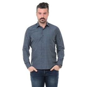 Buenza SRY 2999 Yeşil Klasik Kesim Uzun Kol Erkek Gömlek