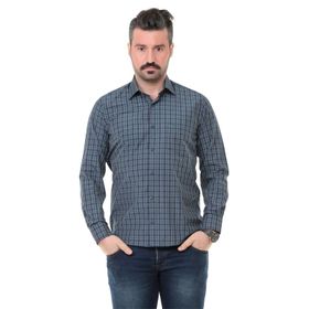 Buenza SRY 2999 Yeşil Klasik Kesim Uzun Kol Erkek Gömlek