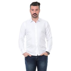 Buenza SRY 41102 Beyaz Erkek Gömlek